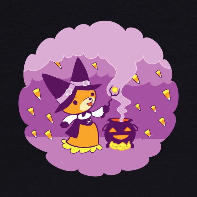 Halloween Fox Witch Summoning Candy by Kaz_Foxsen